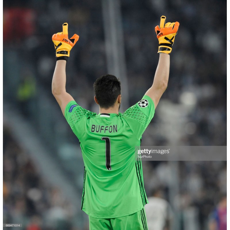 Juventus 2016-2017 Buffon #1 Awaykit Nameset Printing